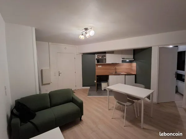 T1bis - T2 meublé de 34.4 m²