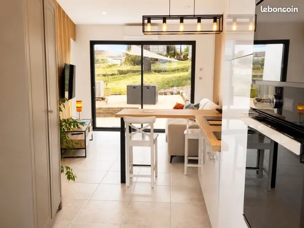 Appartement neuf clim/jardin