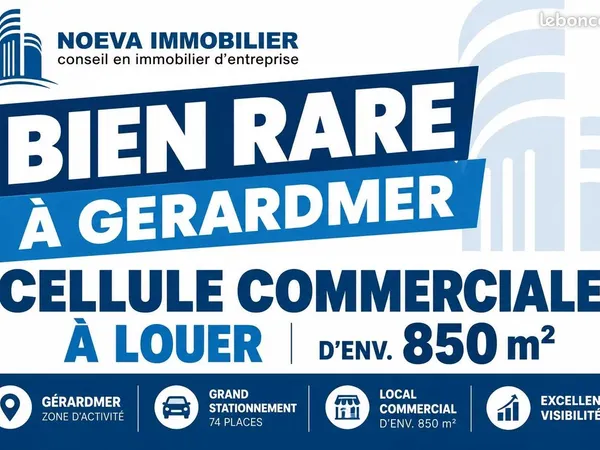 Local commercial 850 m² Gérardmer
