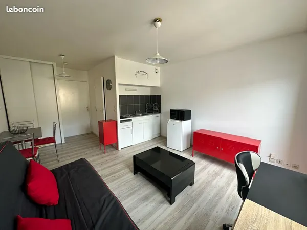 Studio 1 pièce 21 m²