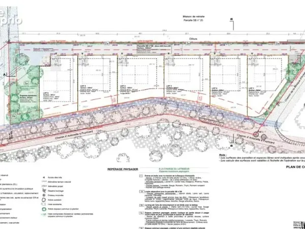Terrain 650 m²