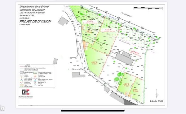 Terrain à bâtir 1 315 m² - Dieulefit - Calme et boisé