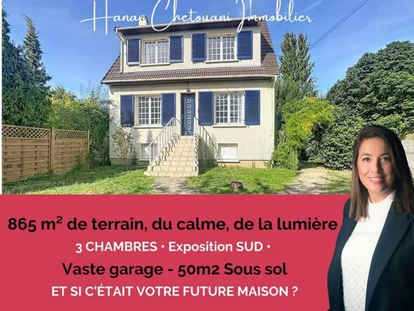 IGNY GOMMONVILLIERS LE CALME, LA LUMIÈRE ET 865 M2 DE TERRAIN