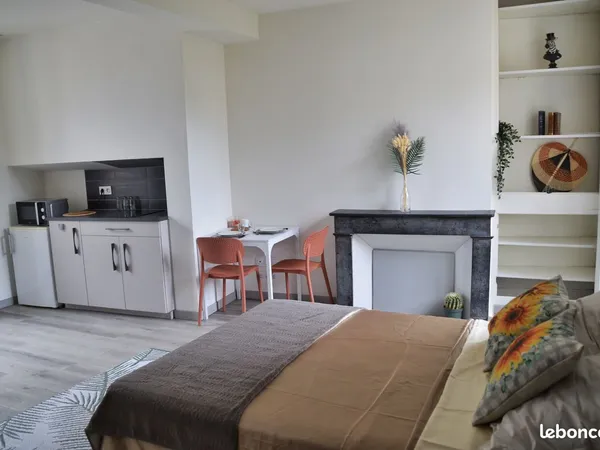 Studio 25m² meublé à neuf - Centre ville