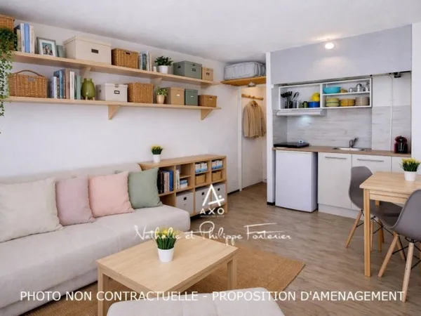 Appartement 1 pièce 16 m²