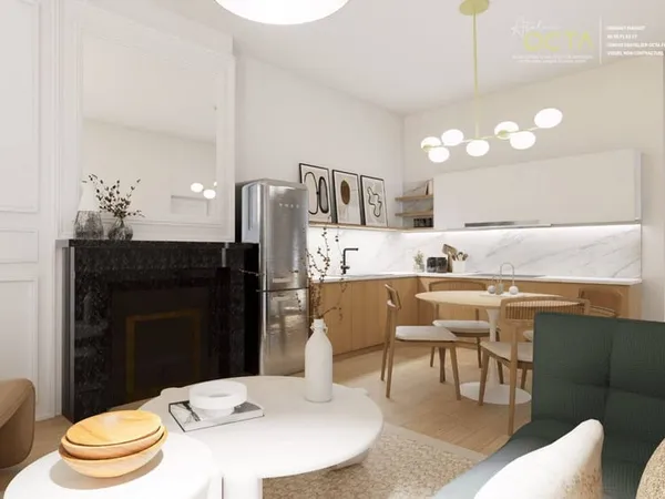Studio 1 pièce 13 m²