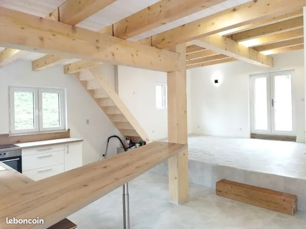 Grand T3 cosy, neuf, au calme, atypique, proche secteur Genève