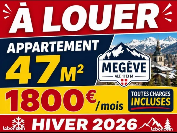 Megève location appartement ✅✅✅