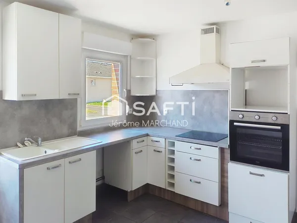 Appartement T2 51m² avec jardinet + parking