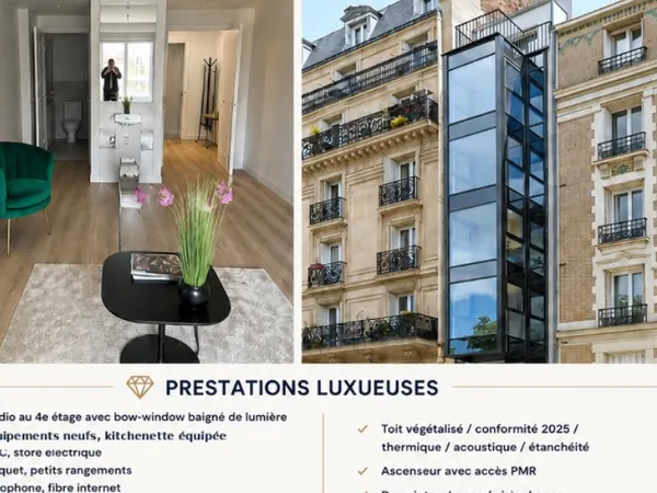 Vends appartement - 29m²