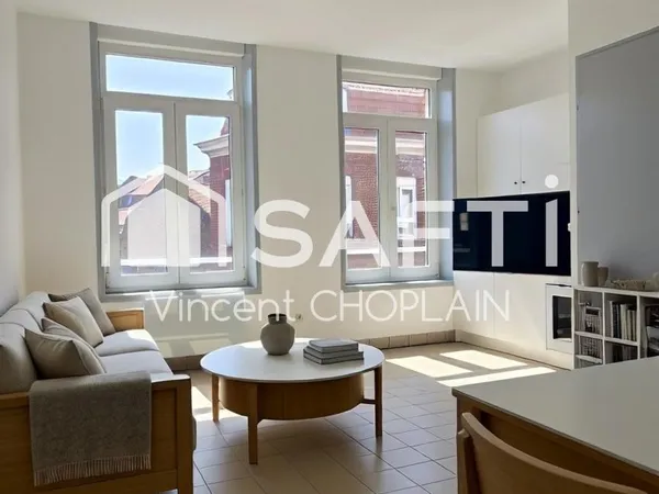 Lille Fives appartement rénové de 42 m² - 3 pièces À 5 minutes du métro