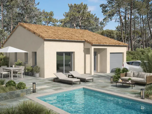 Terrain + maison 4 pièces 82 m²