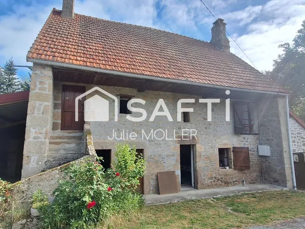 Authentique maison creusoise rénovée, au calme