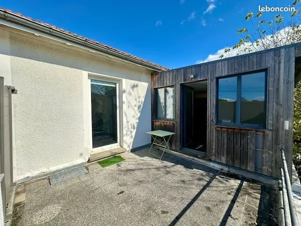 Appartement terrasse dans copropriété 2 lots