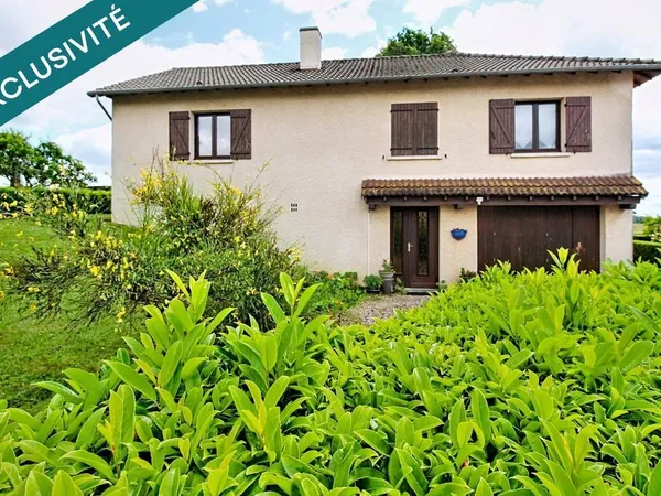 3 chambres, jardin et vue dégagée
