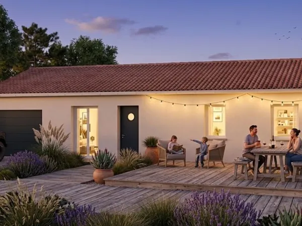 Projet de construction d'une maison 85 m² avec terrain à TESSON (17)
