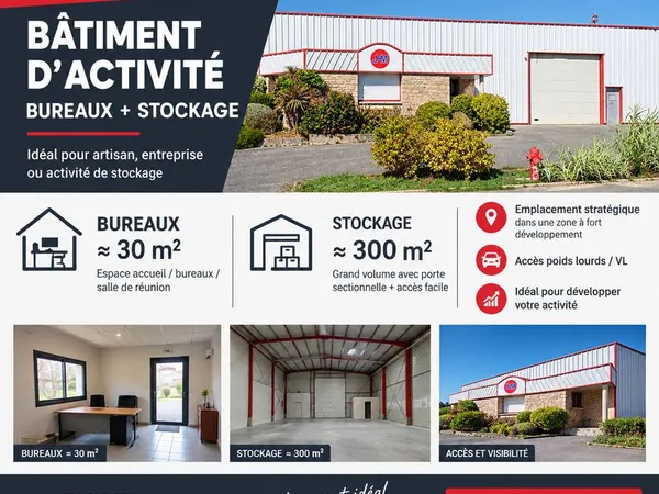 Location batiment pro Baud (56)