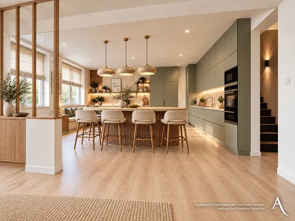 Duplex entièrement rénové, climatisé - 6 pièces (148 m2)