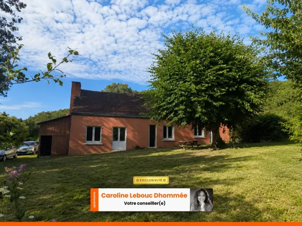 Longère 90m² jardin 1500m² dépendances campagne