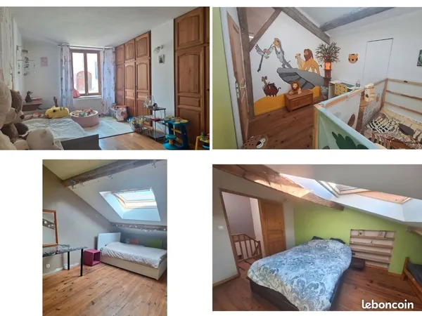 Location 950 HORS CHARGE - maison de caractère avec grands volume - Germiny 54170