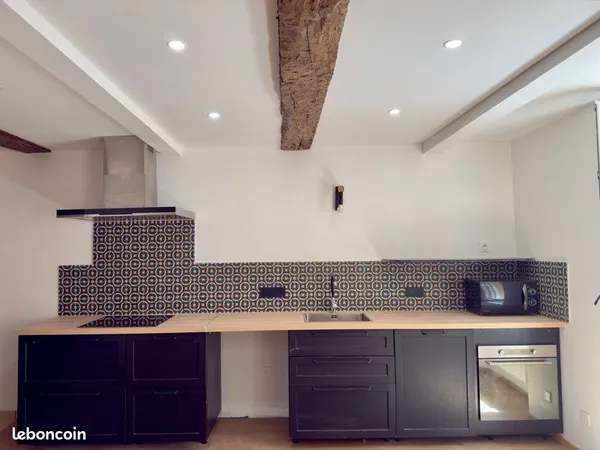 Maison village rénové T3 lumineuse - cadre nature