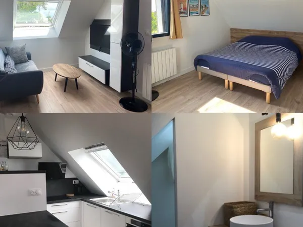 Studio vue mer à louer : 1er octobre -30 avril 2027