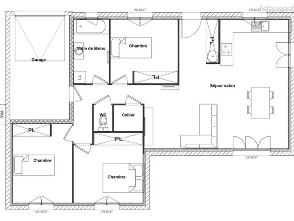Maison 4 pièces 80 m²