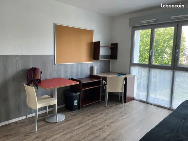 Rennes Villejean studio meublé 21m2