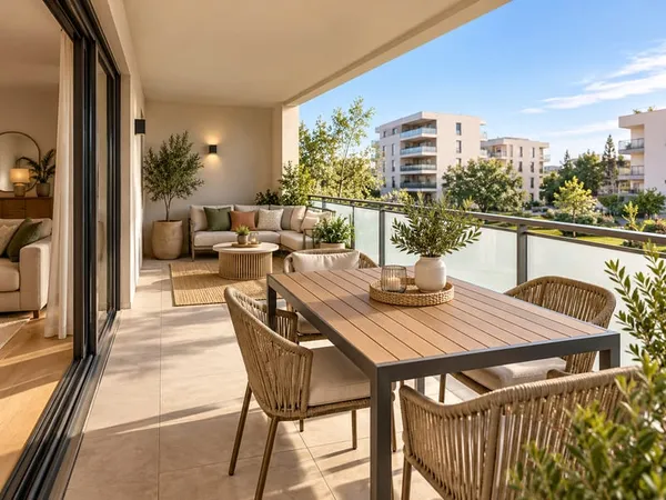 Nantes T3 Loggia 15m² Plein SUD