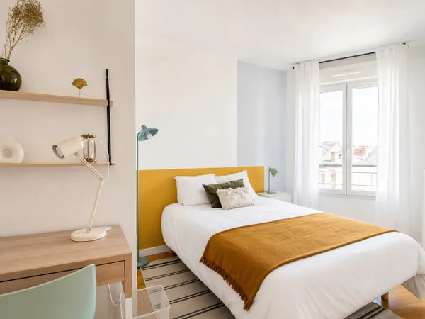 Chambre cosy de 10 m² à louer à Saint Denis