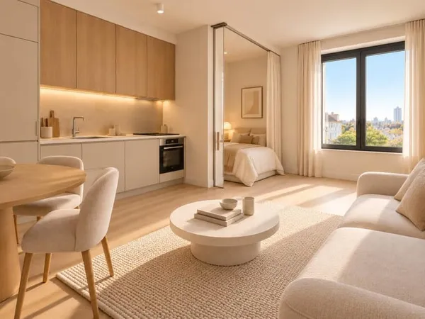 STUDIO ALCÔVE DE 35 M² AVEC PLANCHER RAFRAÎCHISSANT, AU CŒUR D'UN ÉCOQUARTIER