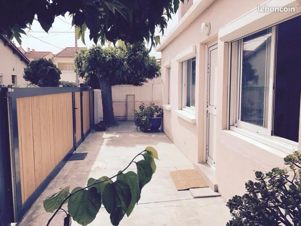 Charmante maison 4 faces avec jardin à proximité de la plage - 3 chambres