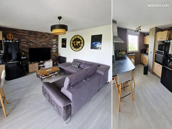 T2 meublé 45 m² - balcon, climatisation, piscine et parking