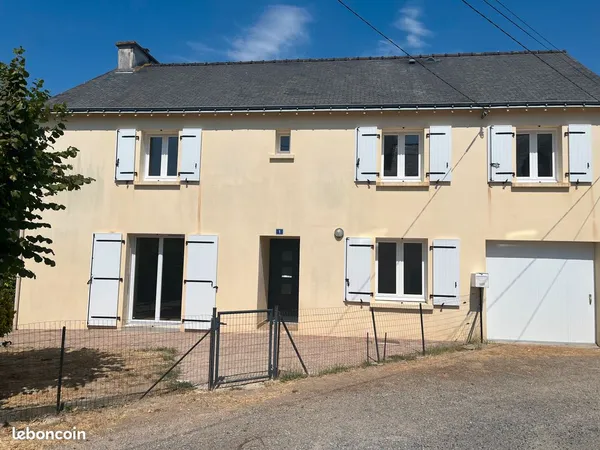 Maison 127 m² - 4 chambres - Jardin - Bains-sur-Oust