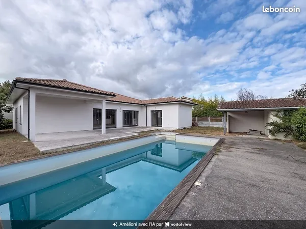 Maison prête à décorer et à finir d'aménager