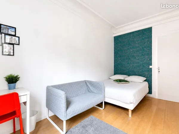 Chambre spacieuse et lumineuse - 15m² - IV01