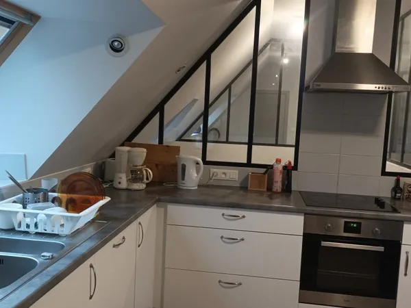 Loue une chambre de 10m² Rennes - au presbytère St Hélier à 10 minutes de la gare