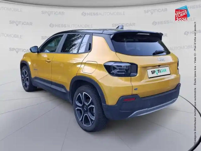 Jeep Avenger electrique 156ch 115kw summit — photo 8