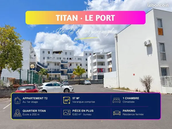 Appartement 2 pièces 57 m²