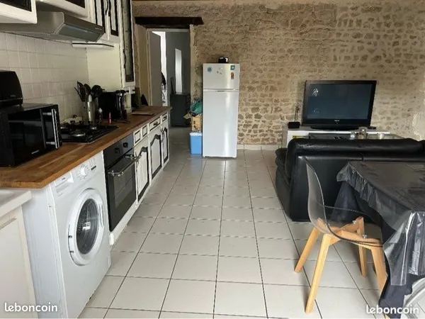 Maison meublée 2 chambres et jardin