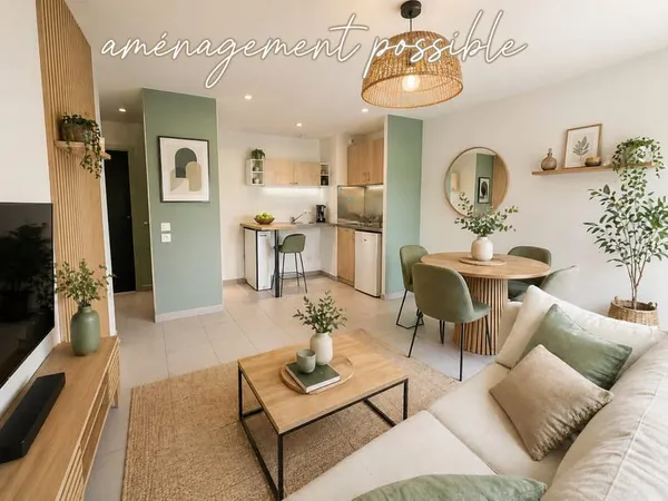 Appartement 2 pièces 39 m²