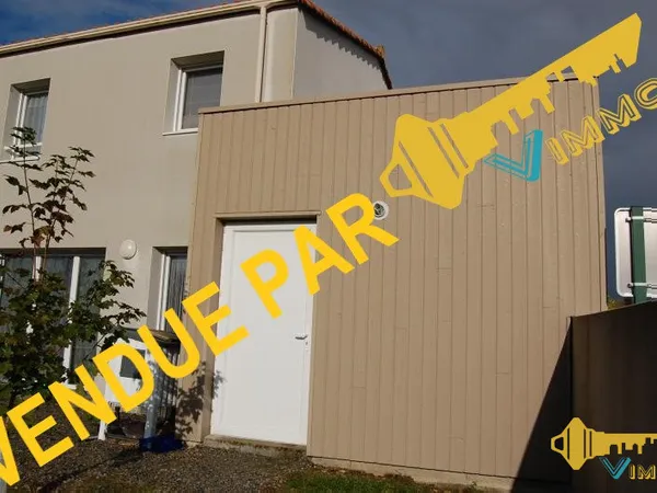 -VIMMO- Maison 3 chambres 4 pièces 75m2, Garage, Jardin