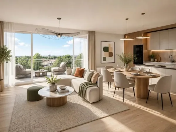 Appartement 3 pièces 63 m²