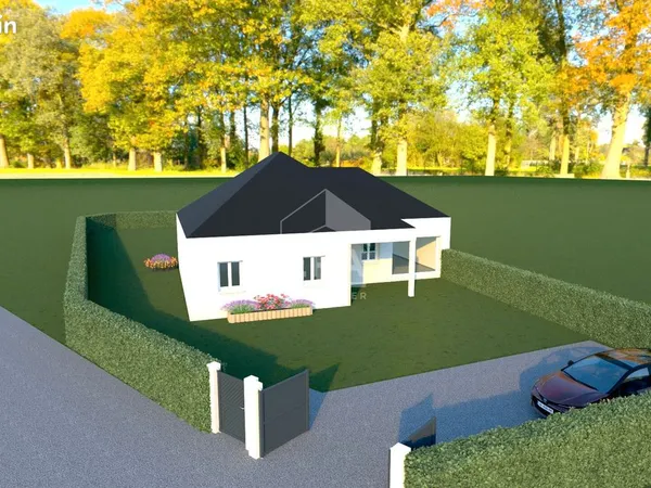 Terrain 887 m² CHATEAU LANDON
