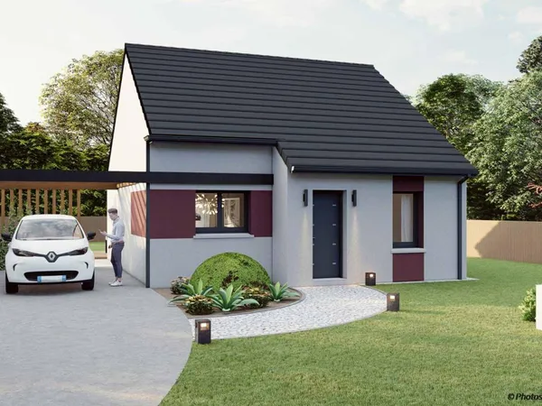 Terrain + maison 64 m²