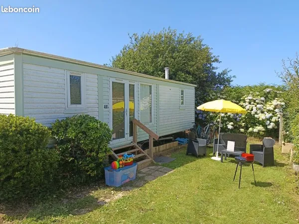 Mobil-home 2 chambres à moins de 5 minutes de la mer - Site exceptionnel du Gouffre de Plougrescant