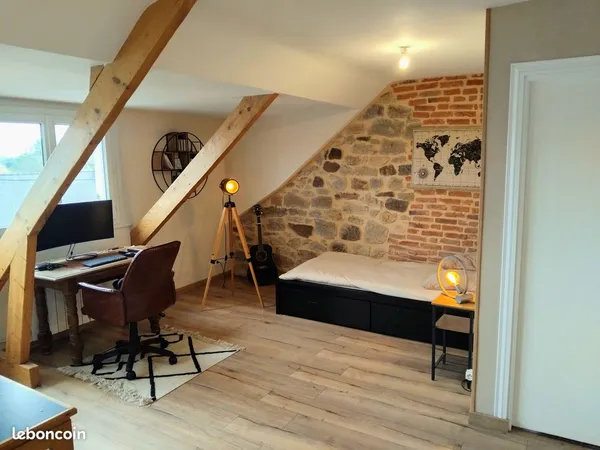 T2 meublé 50 m² - Entièrement rénové, lumineux et chaleureux - Lorient