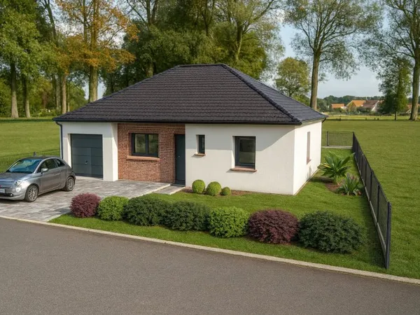 Terrain + maison 88 m²