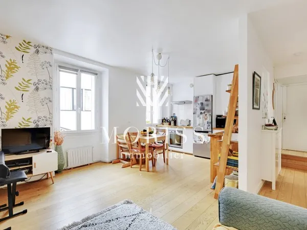 Vends appartement 57m² 3 pièces 2 chambres - Coeur des Batignolles