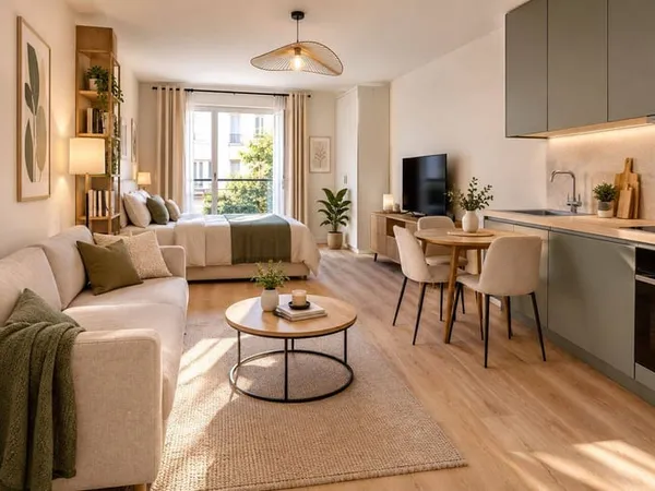 Appartement 1 pièce 21 m²